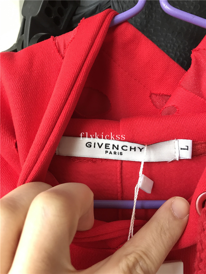 Givenchy Red Hoodie